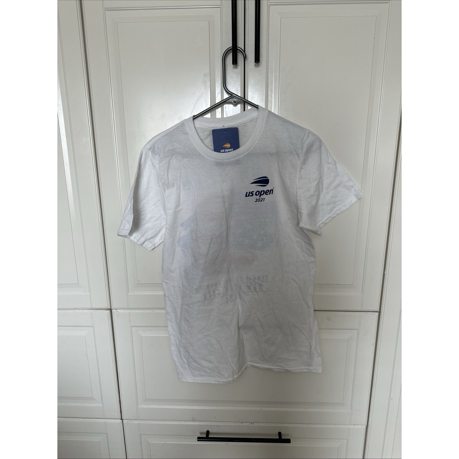 2021 Us Open Tennis Championship New York City Adult Small White Tshirt